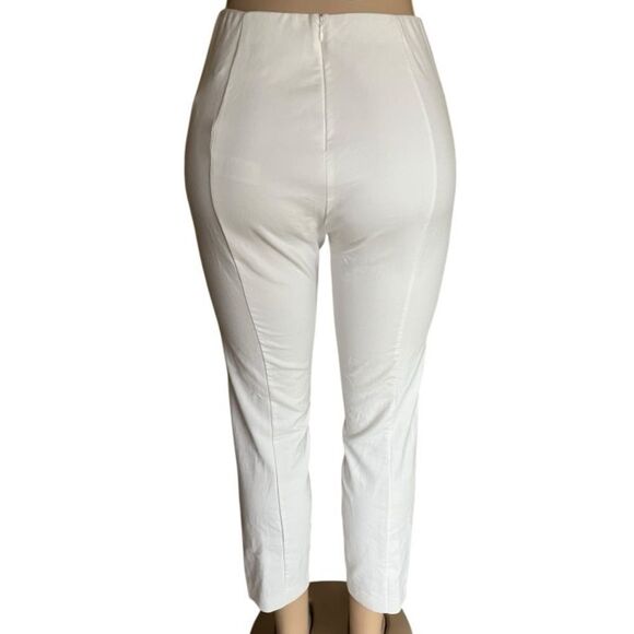 NWT- Rag & Bone Women's White Cropped Pants - Picture 3 of 10